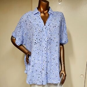 Cooper & Ella Blue Women's Blouse